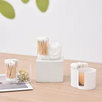Acrylic Cotton Swab Organizer Box thumbnail 3
