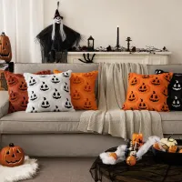 Fall Pumpkin Pillow Cover 18x18 thumbnail 2