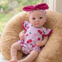 13" Silicone Reborn Baby Girl Doll thumbnail 1