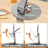 720° Rotating Aluminum Tablet Stand thumbnail 3