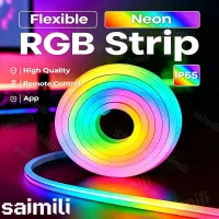 RGBIC Neon LED Strip Lights with Music Sync thumbnail 1