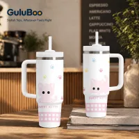 Cartoon Cat Vacuum Flask 40oz thumbnail 2