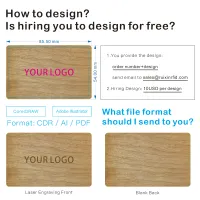 Custom Wooden NFC Business Cards thumbnail 4