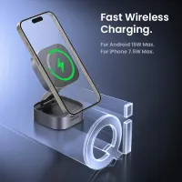 UGREEN 25W Magnetic Wireless Charger Stand thumbnail 3
