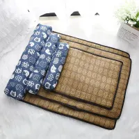 Natural Rattan Cat Cooling Mat thumbnail 1