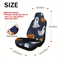 Чехлы на автокресло Halloween Ghost & Pumpkin (2 шт) thumbnail 2