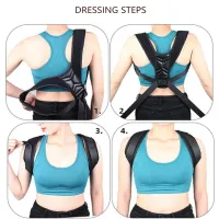 Adjustable Posture Corrector Brace thumbnail 5
