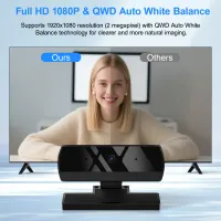 HD 1080P USB Webcam with Mic thumbnail 2