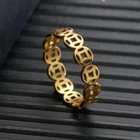 Adjustable Coin Chain Stackable Ring thumbnail 3