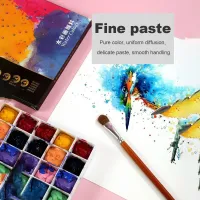 Washable Watercolor Paint Set 12-24 Colors thumbnail 5