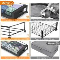 65L Under Bed Storage with Wheels thumbnail 2
