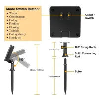 Solar LED Fairy Lights - 8 Modes, Waterproof thumbnail 6