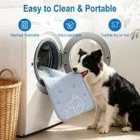 Dog Cooling Mat Summer Pet Cold Bed 3 Sizes For Small Big Dogs Pet Cat Portable Cooling Durable Blanket Sofa Cat Ice Pad Blanket thumbnail 5