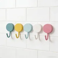 Pastel Mini Self-Adhesive Wall Hooks thumbnail 6