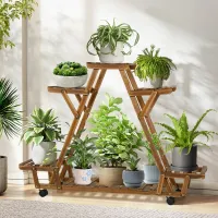 6-Tier Wood Plant Stand thumbnail 4