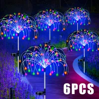 Solar Firework LED Stake Lights thumbnail 1