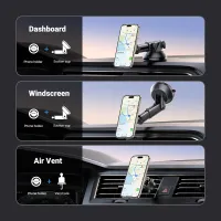 UGREEN 3-in-1 Magnetic Car Phone Holder thumbnail 2