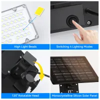 Solar Motion Sensor Floodlight thumbnail 2