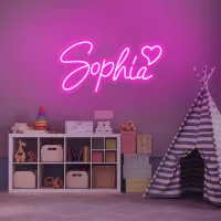 Custom Neon Name Sign for Kids thumbnail 1