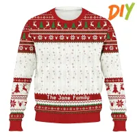 DIY Photo Print Family Christmas Sweater thumbnail 2