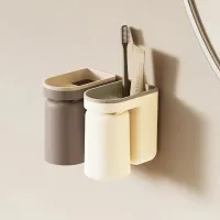 No Drill Toothbrush Organizer Rack thumbnail 4