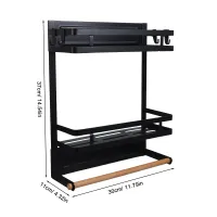 Magnetic Fridge Organizer Shelf thumbnail 2