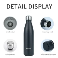 WATERSY 500ml Stainless Steel Insulated Bottle thumbnail 6