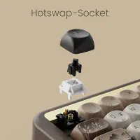 Akko MU01 Wooden Mechanical Keyboard thumbnail 5