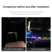 RGB LED Car Ambient Light Strips thumbnail 2