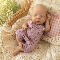 25cm Silicone Reborn Baby Girl Doll thumbnail 3