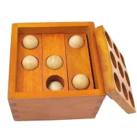 Wooden LuBan Brain Teaser Puzzle thumbnail 2
