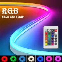 USB RGB LED Neon Rope Lights thumbnail 1
