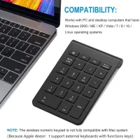 22 Keys Wireless Mini Digital Keypad thumbnail 5
