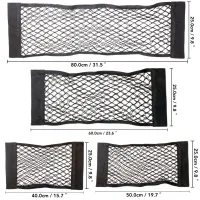 Car Seat Back Mesh Storage Organizer thumbnail 1