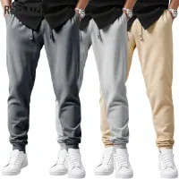 Men's Solid Color Sports Pants thumbnail 1