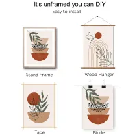 Terracotta Boho Wall Art Set of 3 thumbnail 6