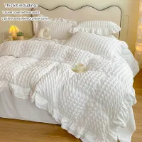 Korean Lace Seersucker Duvet Cover Set thumbnail 1
