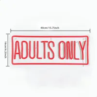 Adults Only Neon LED Sign thumbnail 3