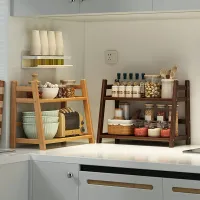 Bamboo Spice Caddy Shelf thumbnail 2