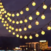 Solar Crystal Ball Fairy Lights thumbnail 5