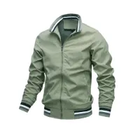 Men's White Waterproof Windbreaker Jacket thumbnail 6