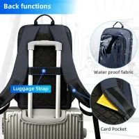 HK Slim Waterproof Laptop Backpack thumbnail 2