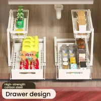 2-Tier Pull-Out Under Sink Organizer thumbnail 3