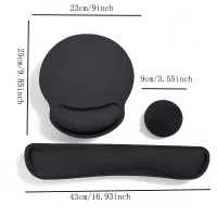 3-Piece Ergonomic Wrist Rest Set thumbnail 3