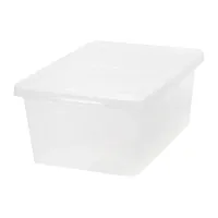17 Qt Clear Storage Bin with Lid thumbnail 4