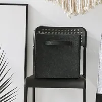 Foldable Felt Laundry Basket thumbnail 4
