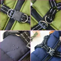 Waterproof Winter Dog Jacket with Harness thumbnail 5