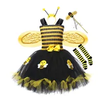 Girls Bee Cosplay Costume Set thumbnail 1