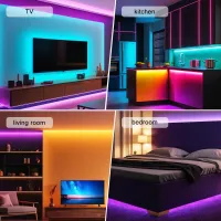RGB LED Strip Kit USB 5V Music Sync thumbnail 4