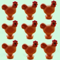 Chicken Mini Building Blocks Set (9 Pieces) thumbnail 4